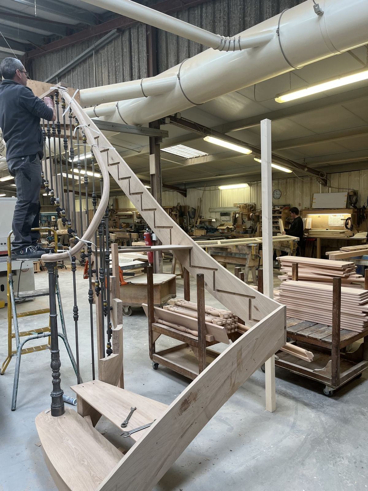 Monté à l’atelier